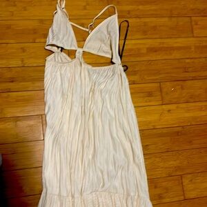 Maxi cream color dress